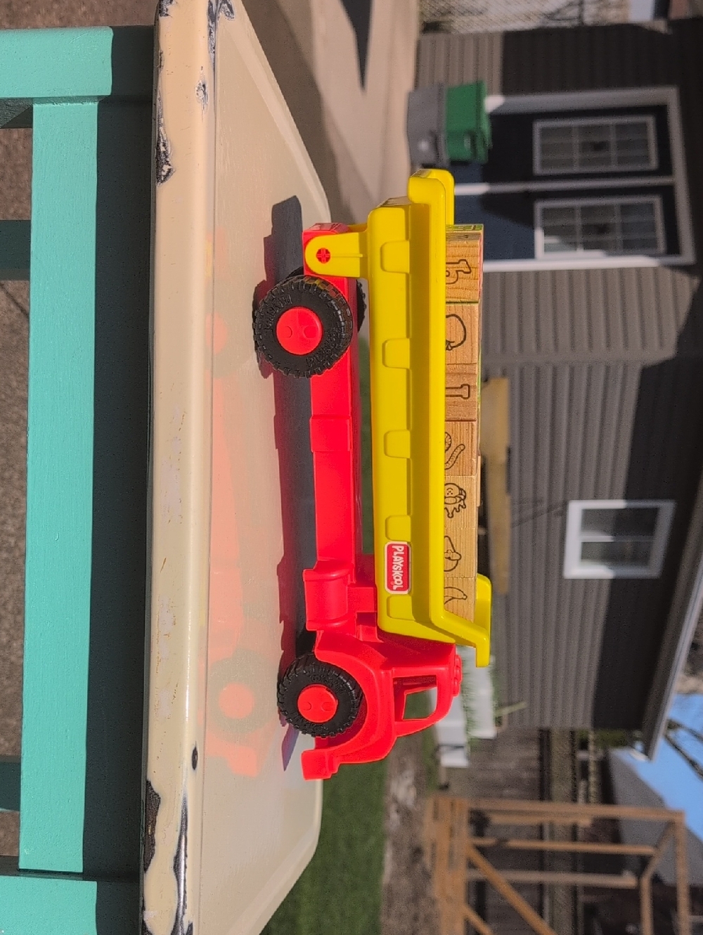 Playskool Block Dump Truck